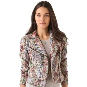 Free People Tapestry Moto Jacket